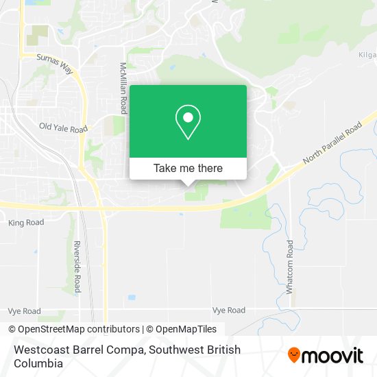 Westcoast Barrel Compa map