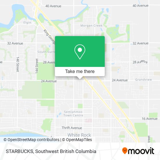 STARBUCKS map