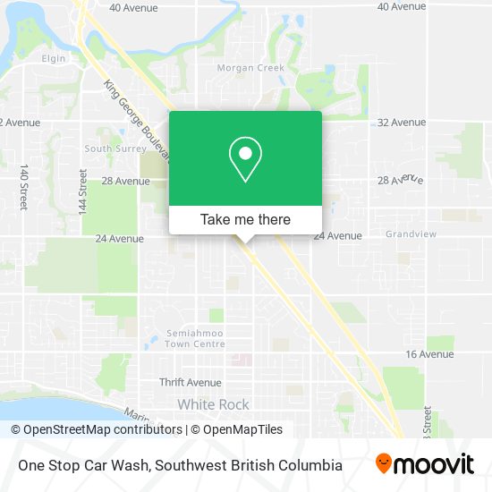One Stop Car Wash map