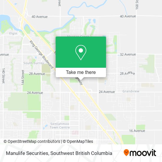 Manulife Securities map