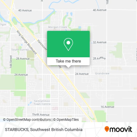 STARBUCKS map