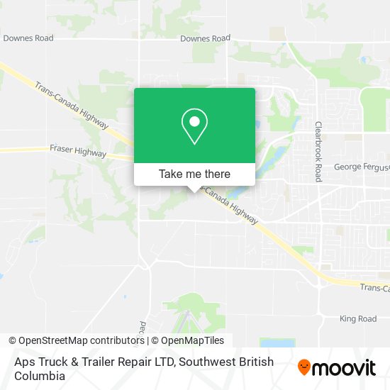 Aps Truck & Trailer Repair LTD map
