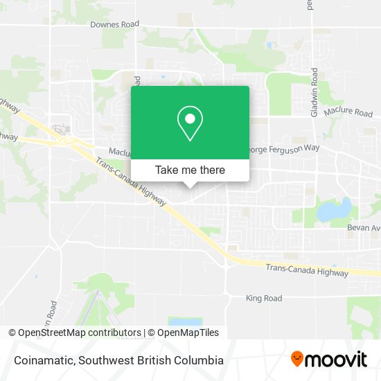 Coinamatic map