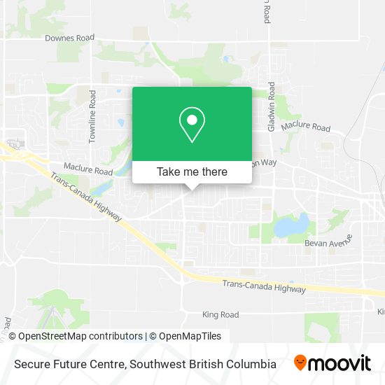 Secure Future Centre map