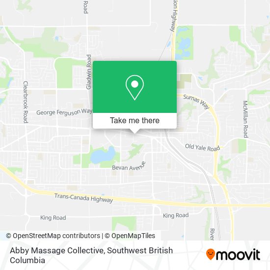 Abby Massage Collective map
