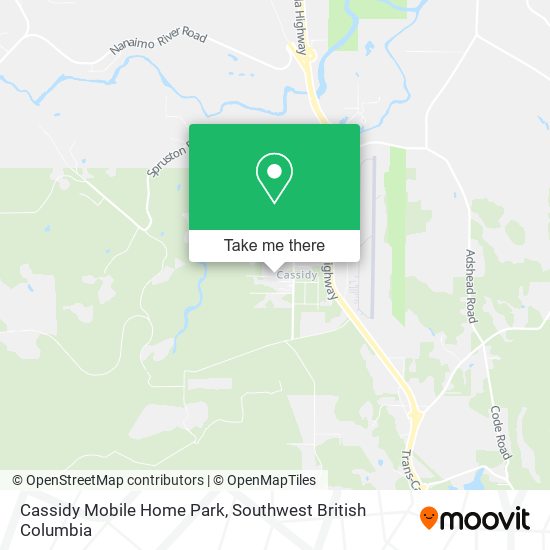 Cassidy Mobile Home Park map
