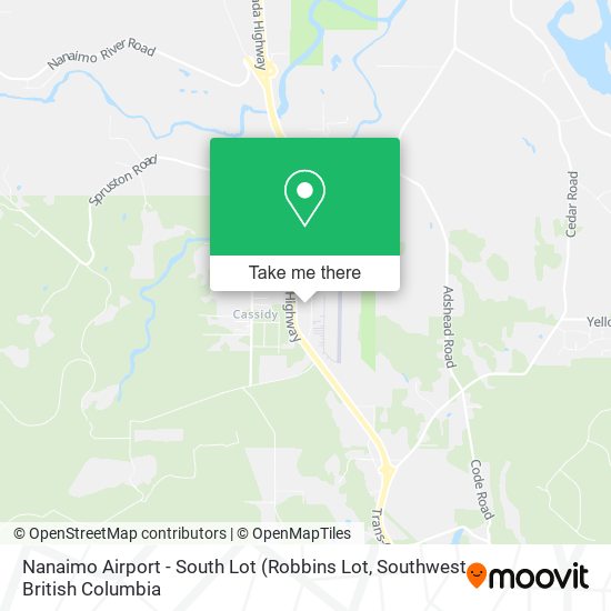 Nanaimo Airport - South Lot plan