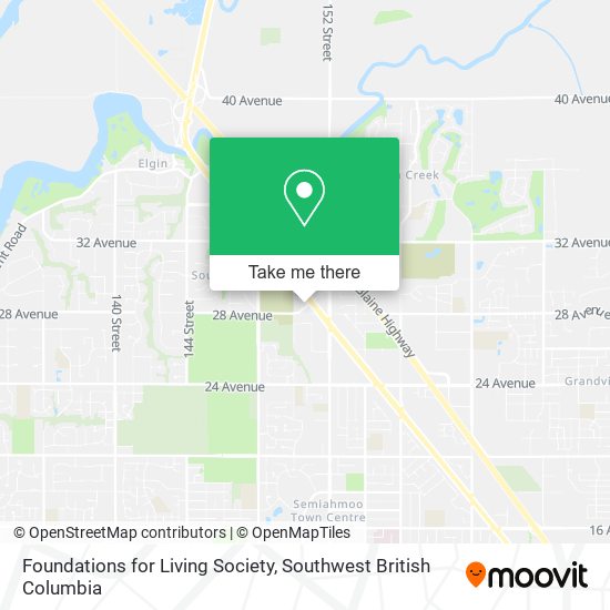 Foundations for Living Society map