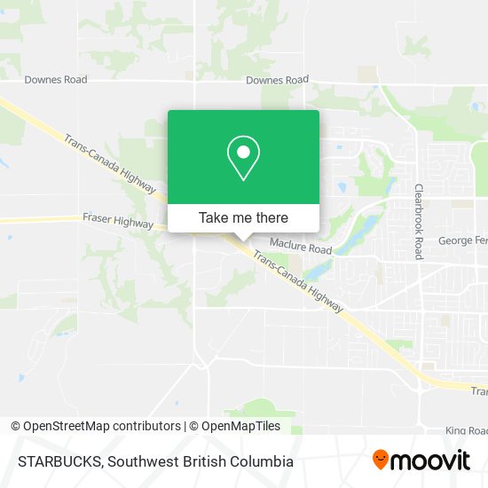 STARBUCKS map