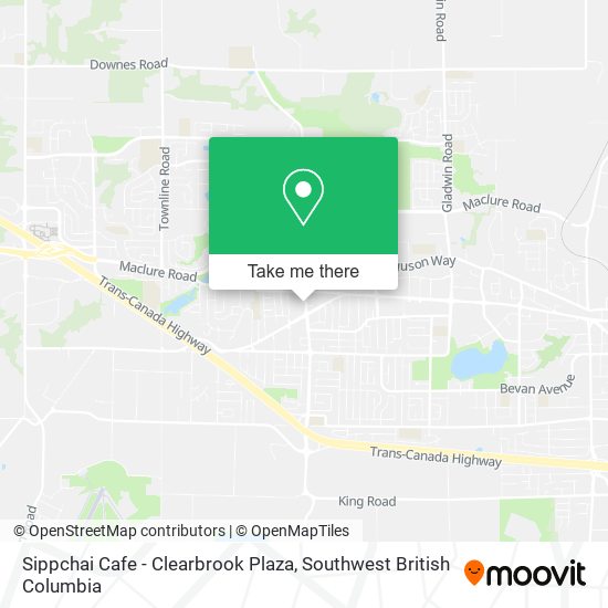 Sippchai Cafe - Clearbrook Plaza map