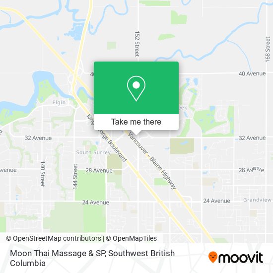 Moon Thai Massage & SP map