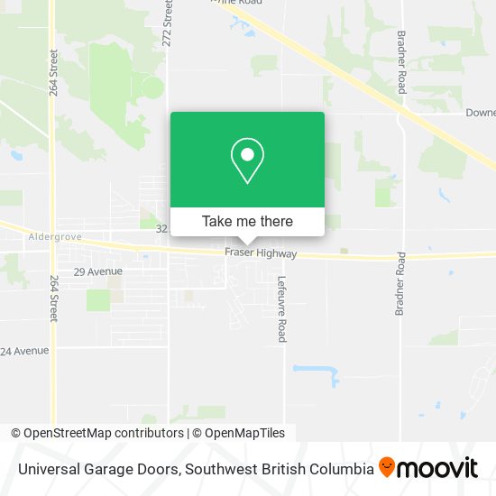 Universal Garage Doors map