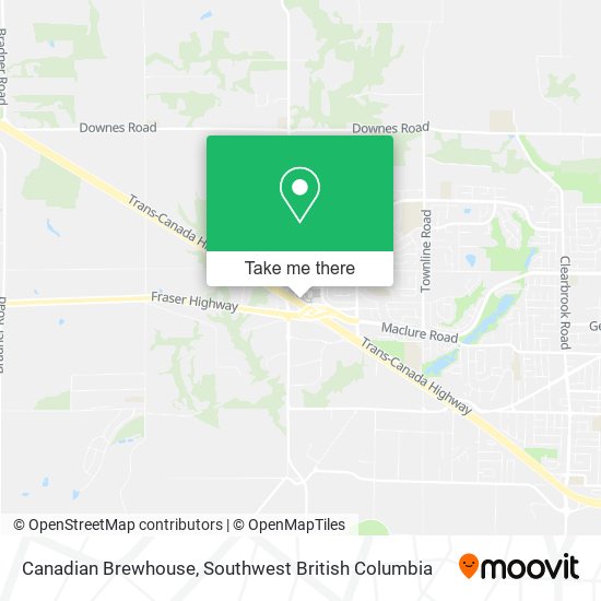 Canadian Brewhouse map