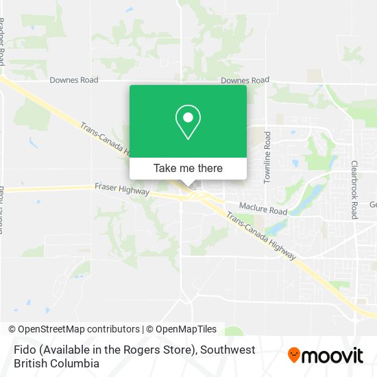 Fido (Available in the Rogers Store) map