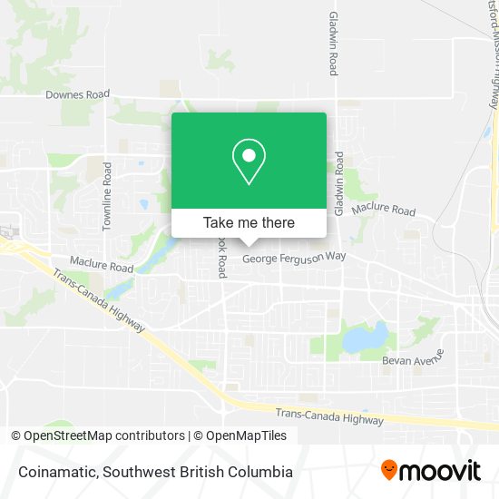 Coinamatic map