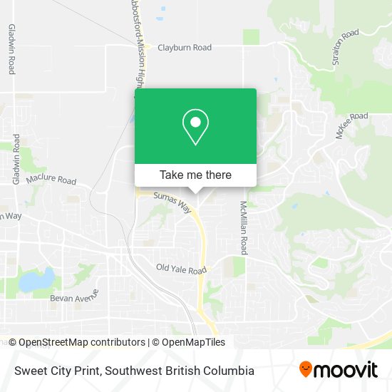 Sweet City Print map