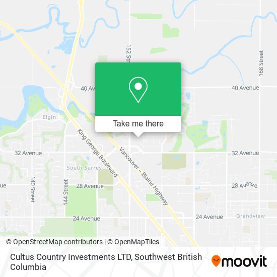 Cultus Country Investments LTD map