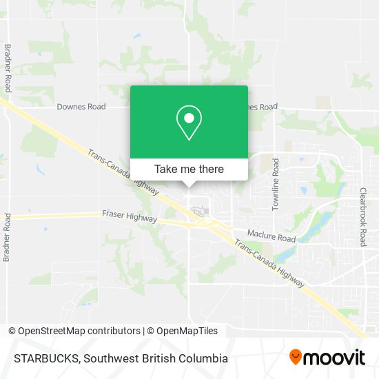 STARBUCKS map