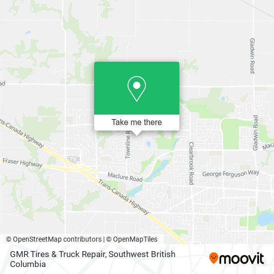 GMR Tires & Truck Repair map