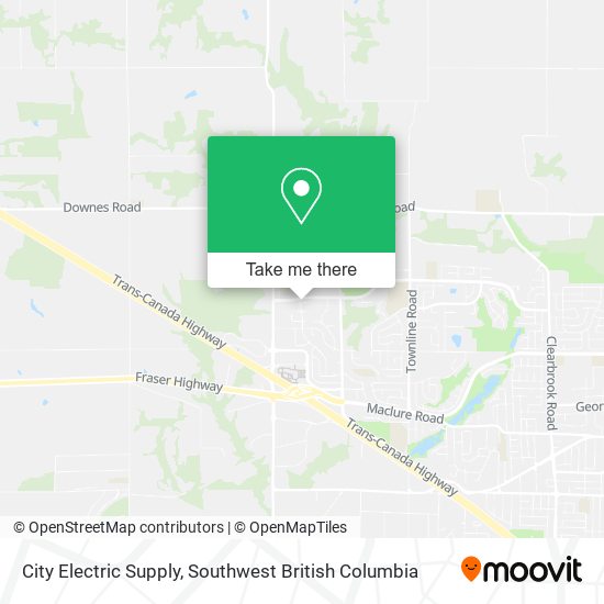 City Electric Supply map
