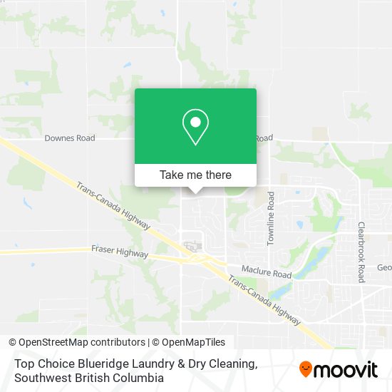 Top Choice Blueridge Laundry & Dry Cleaning map