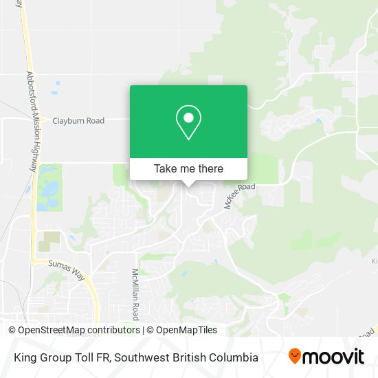 King Group Toll FR map