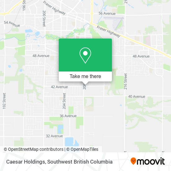 Caesar Holdings map