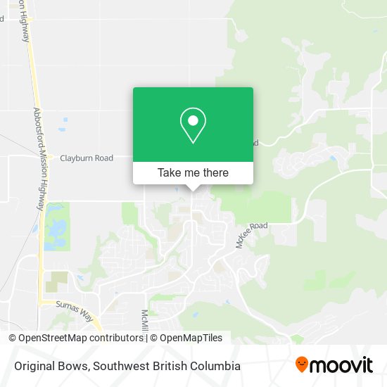 Original Bows map