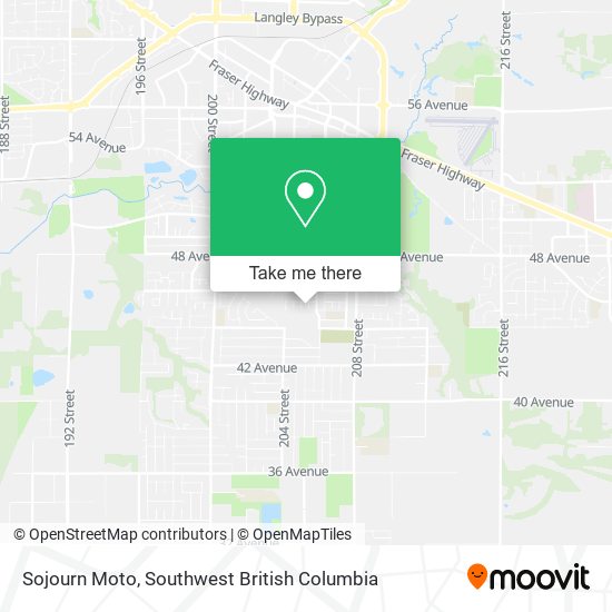 Sojourn Moto map