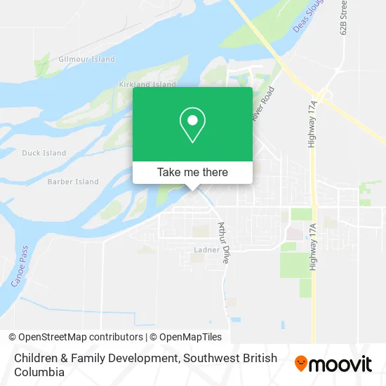 Children & Family Development map