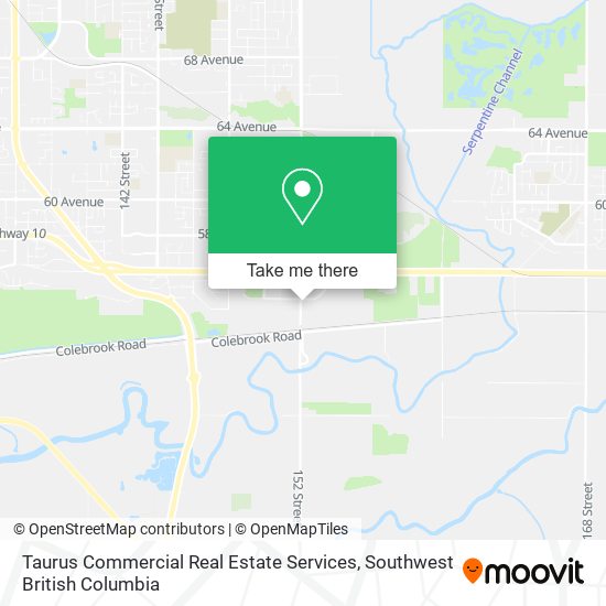 Taurus Commercial Real Estate Services map