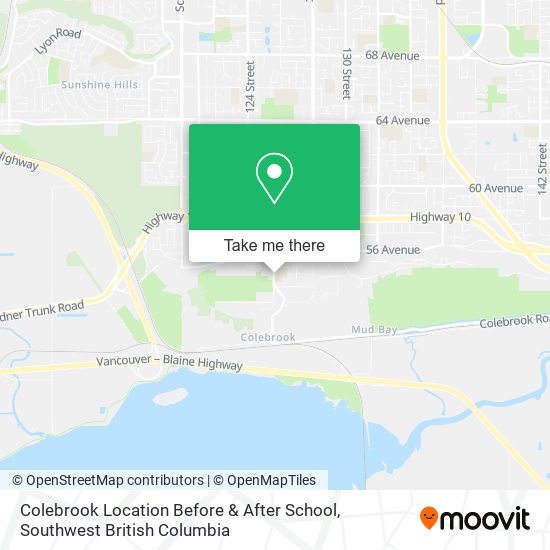 Colebrook Location Before & After School plan
