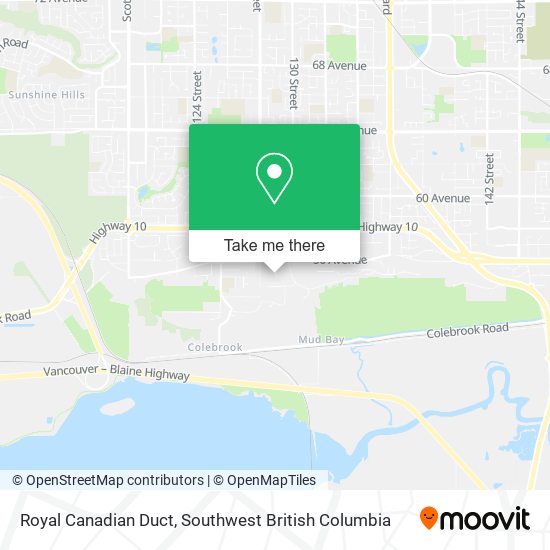 Royal Canadian Duct map