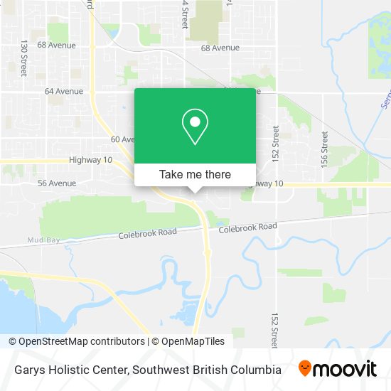 Garys Holistic Center map