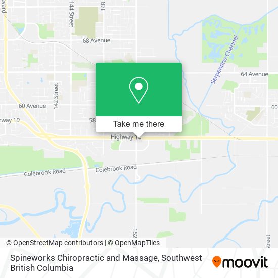 Spineworks Chiropractic and Massage map