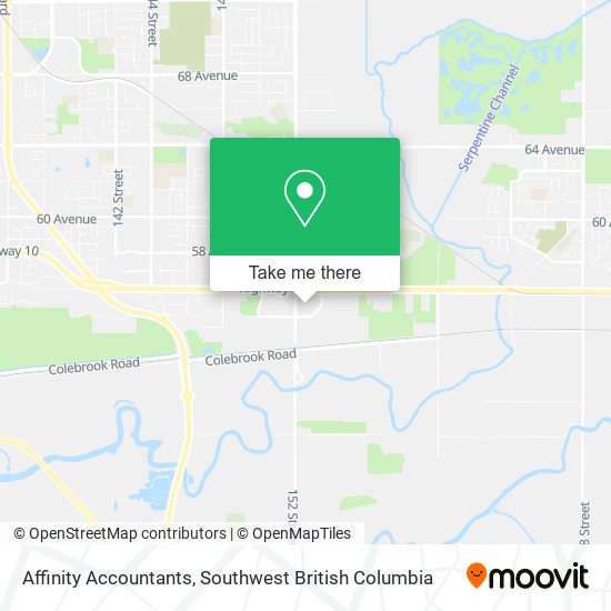 Affinity Accountants map