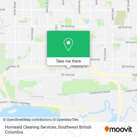 Homeaid Cleaning Services map