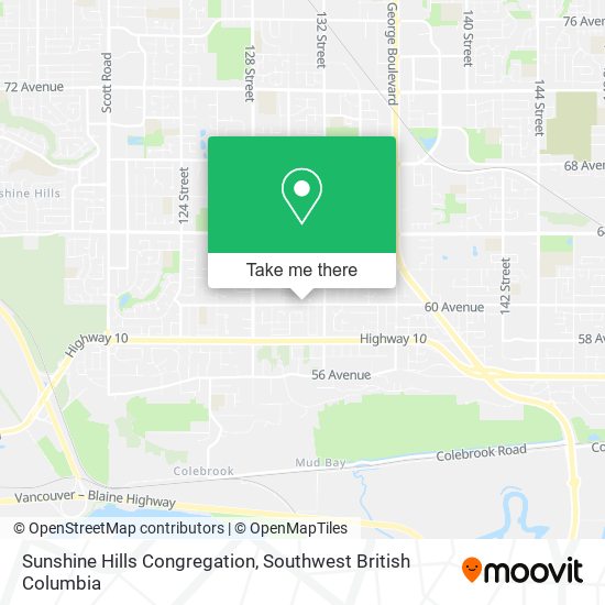 Sunshine Hills Congregation map