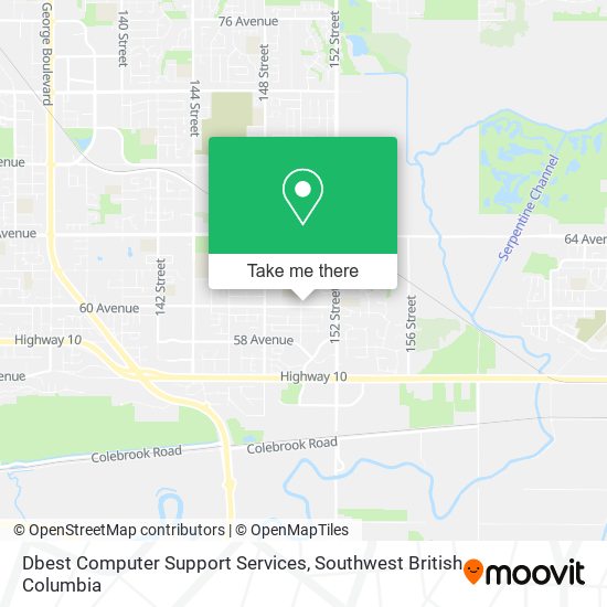 Dbest Computer Support Services map