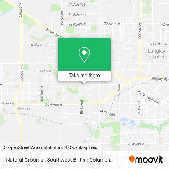 Natural Groomer map