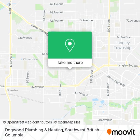 Dogwood Plumbing & Heating map