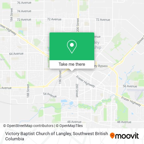 Victory Baptist Church of Langley map