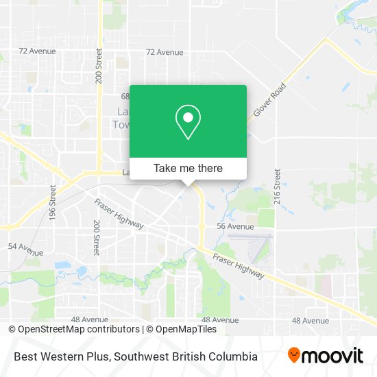 Best Western Plus map