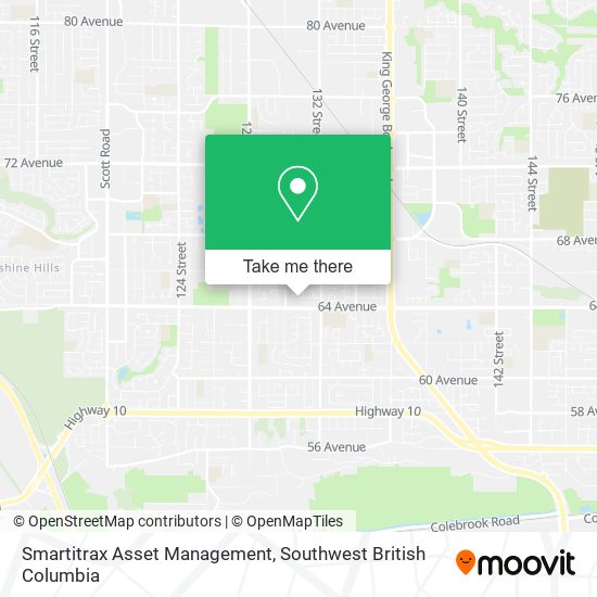 Smartitrax Asset Management map
