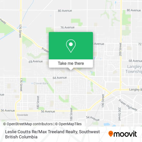 Leslie Coutts Re / Max Treeland Realty map