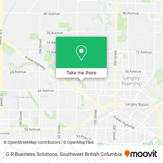 G R Business Solutions map