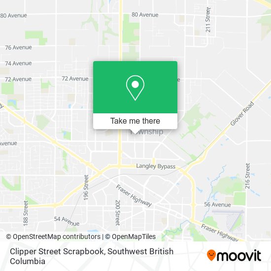 Clipper Street Scrapbook map