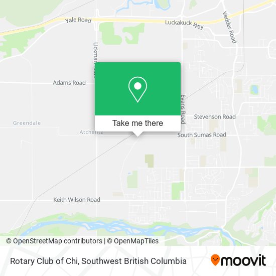 Rotary Club of Chi map