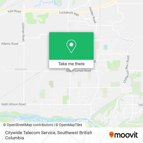 Citywide Telecom Service map