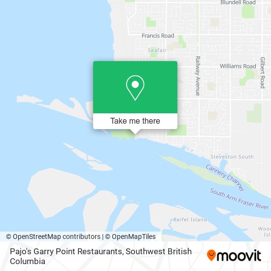 Pajo's Garry Point Restaurants plan